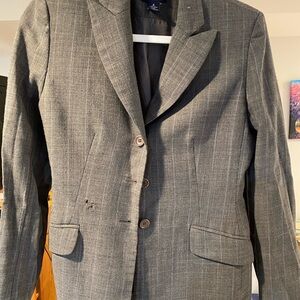 Ann Taylor Charcoal Wool Jacket